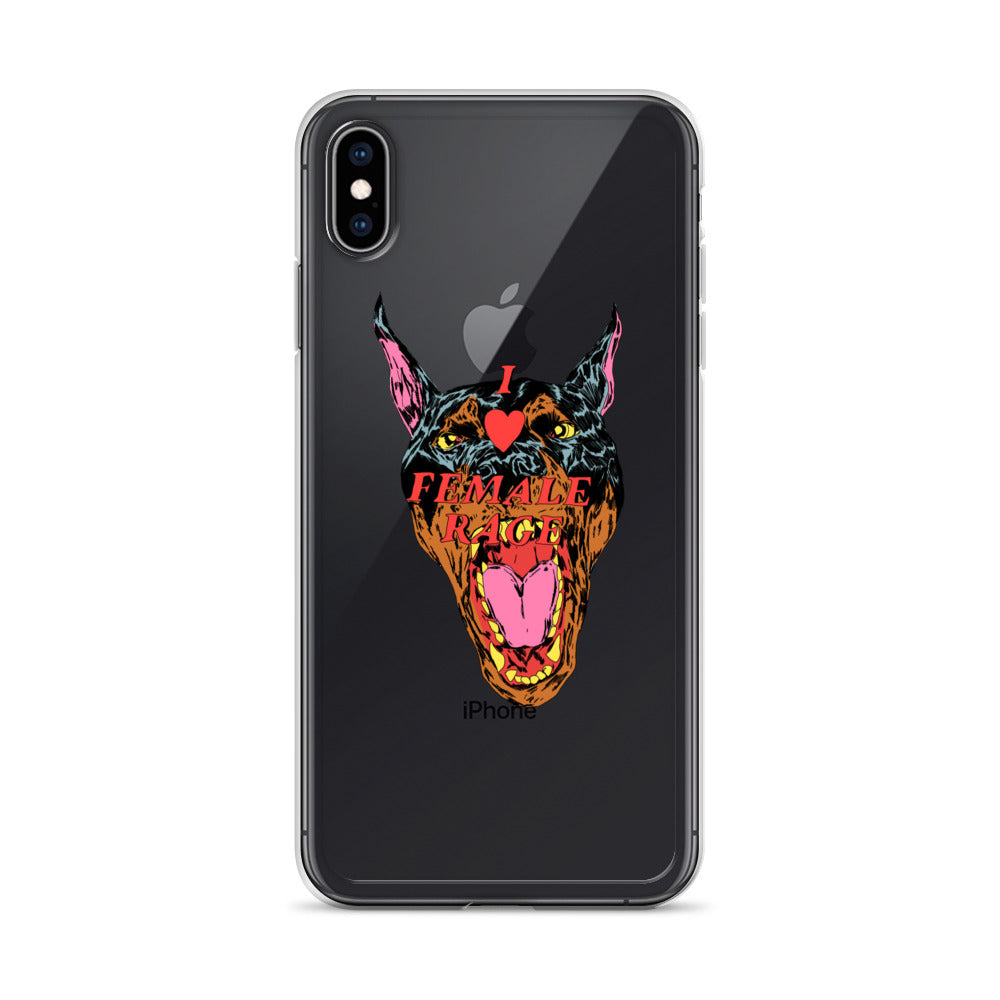 Female Rage iPhone Case