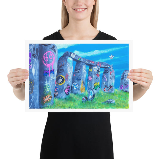 V.T.V. Stone Henge Poster