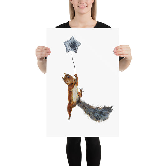 Squirrel Poster