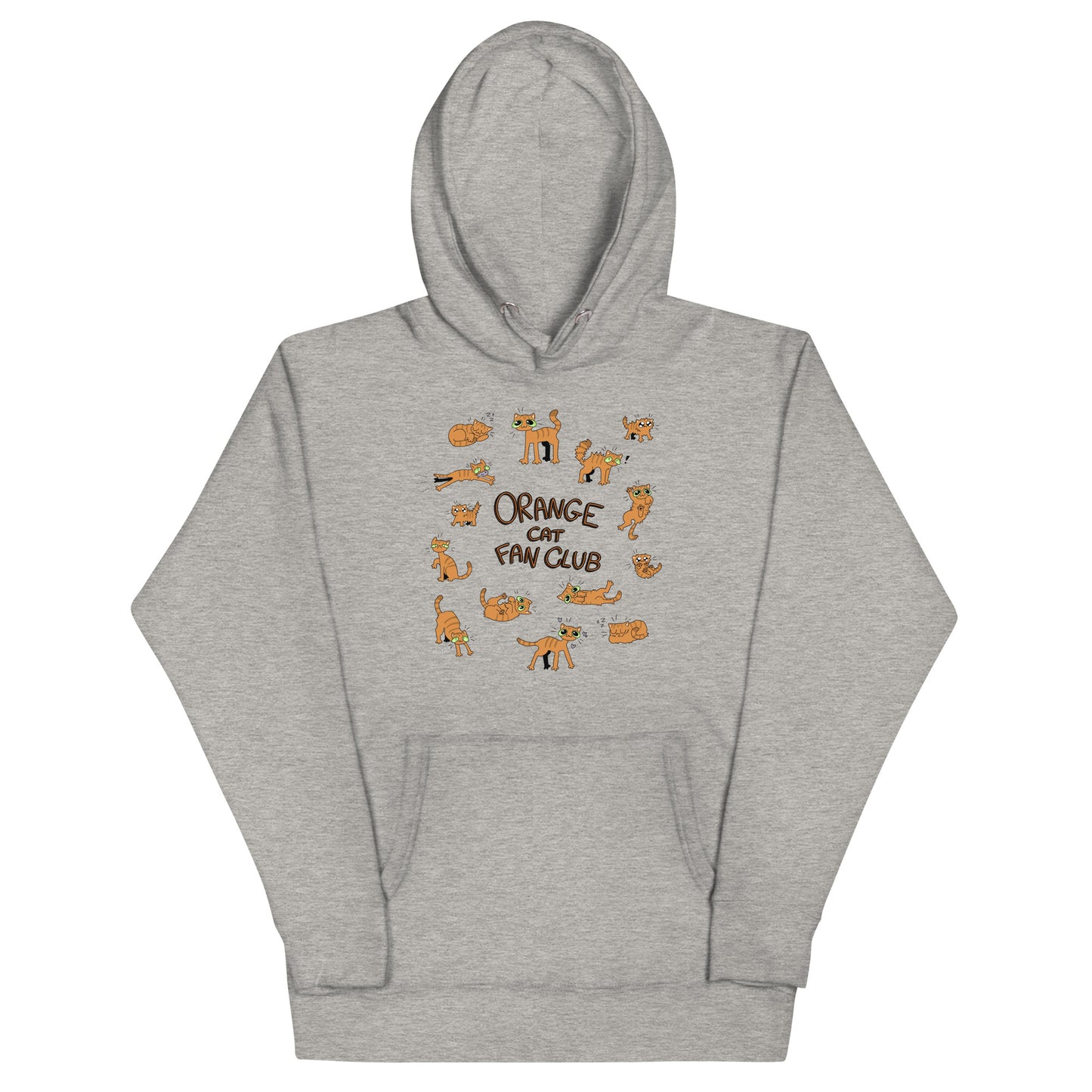 Orange Cat Fan Club Hoodie