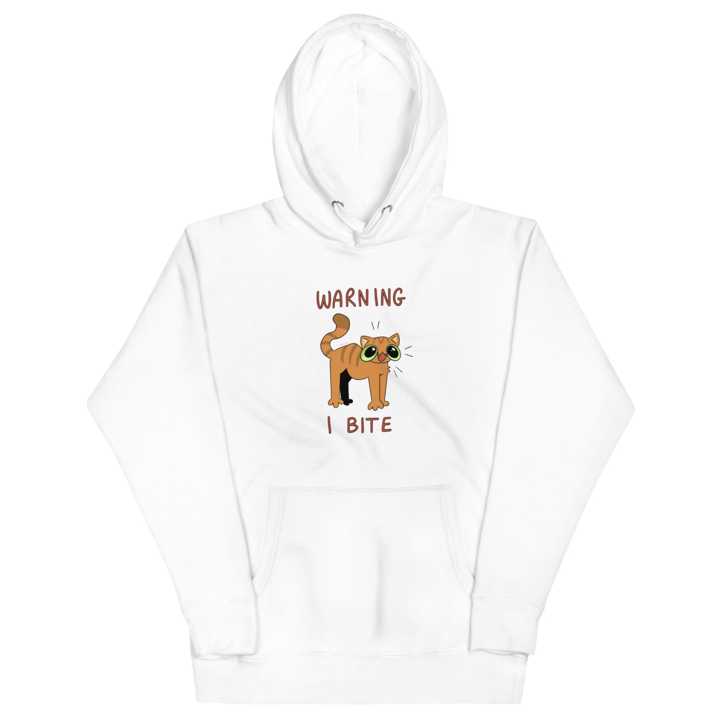 Warning I Bite Hoodie