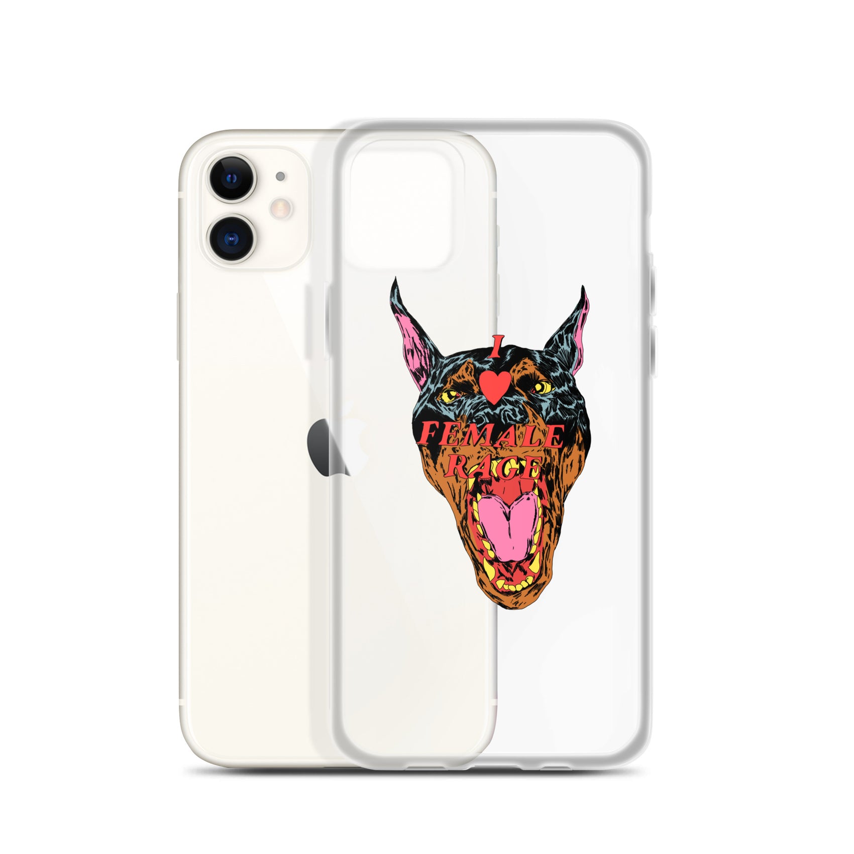 Female Rage iPhone Case