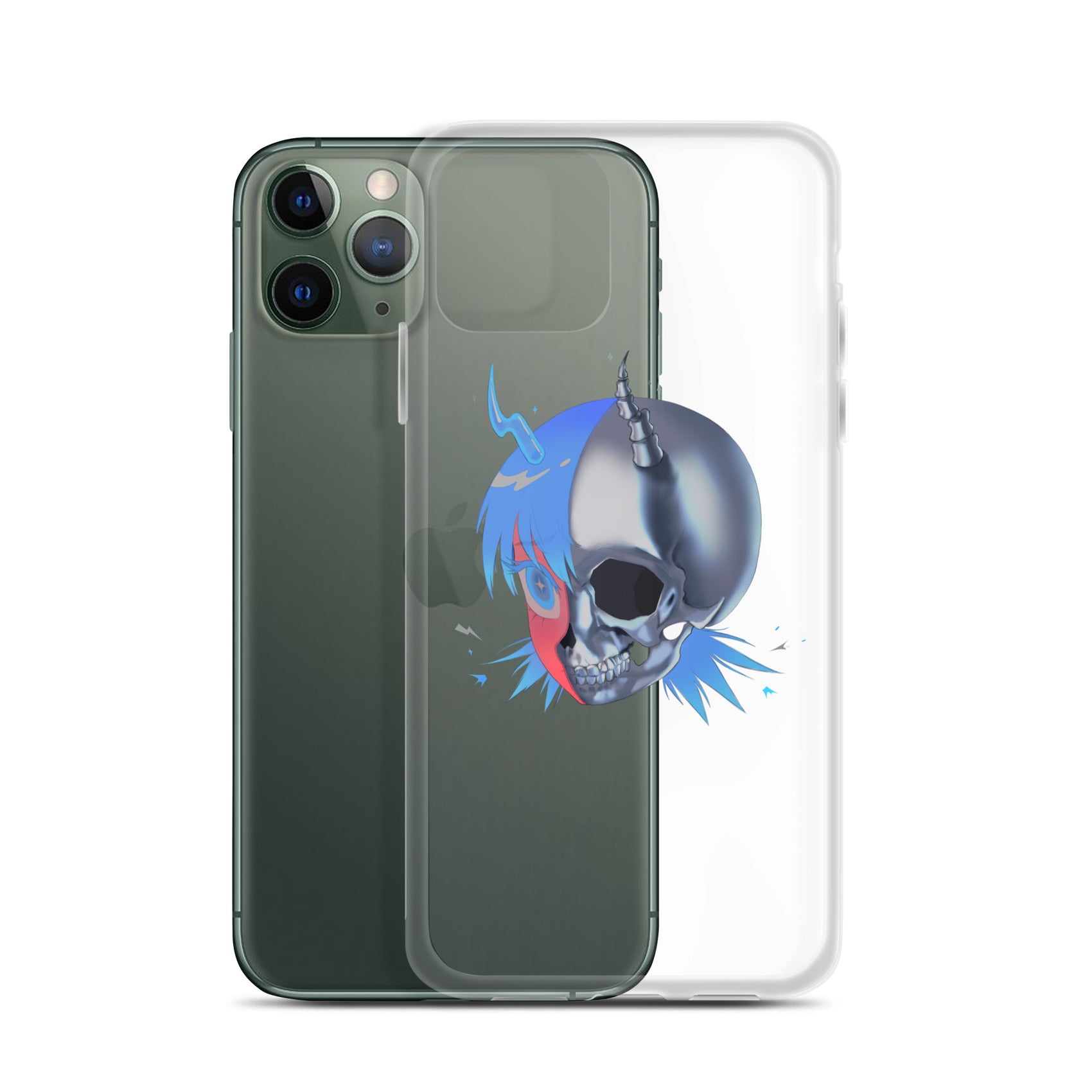 Skull Goth 2 iPhone Cases