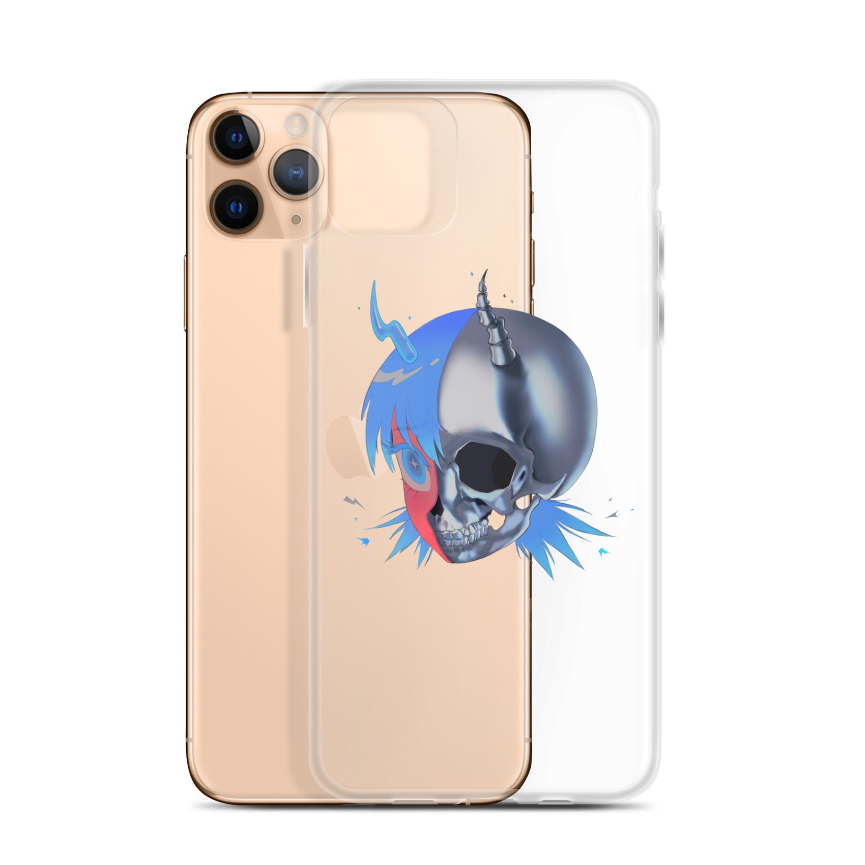 Skull Goth 2 iPhone Cases