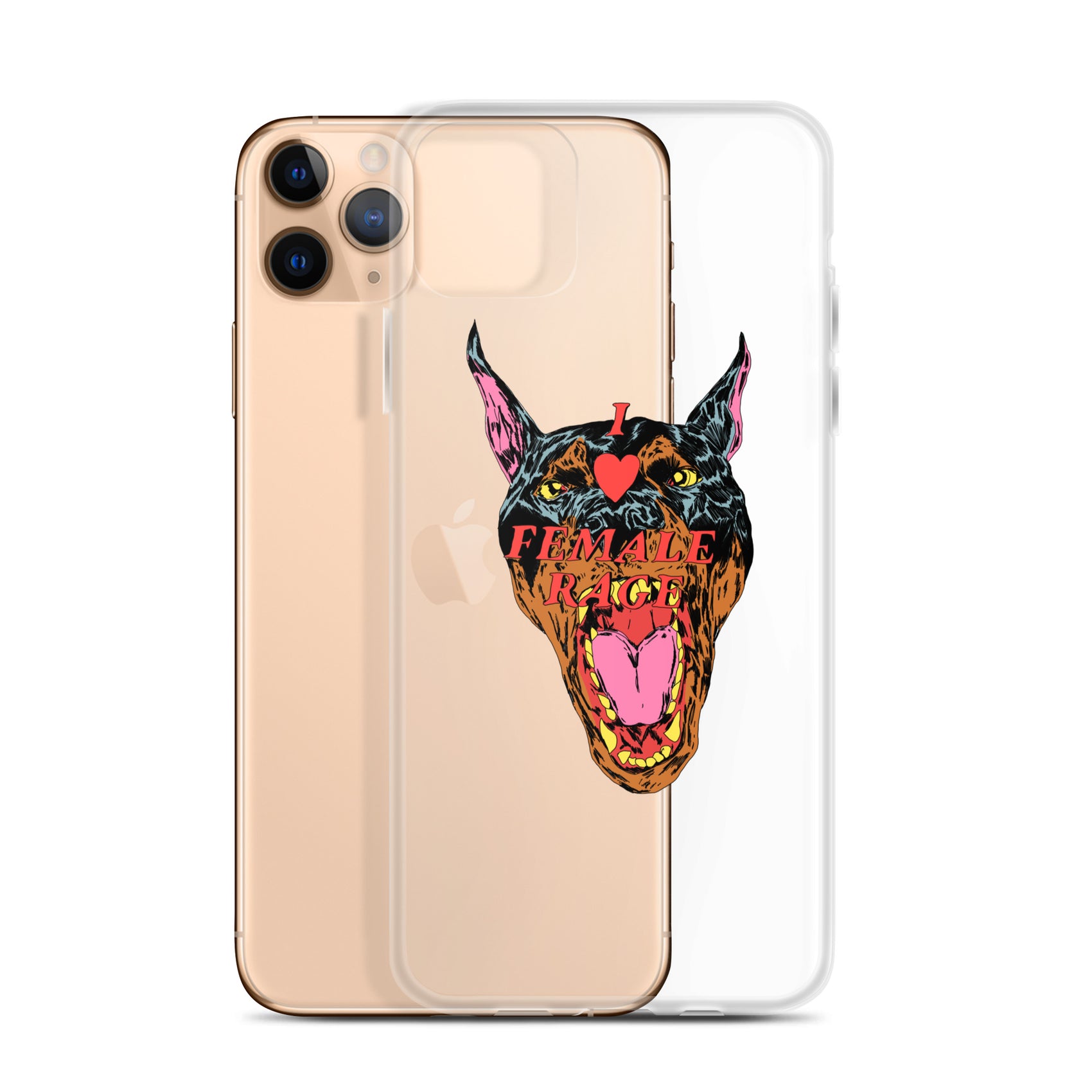 Female Rage iPhone Case