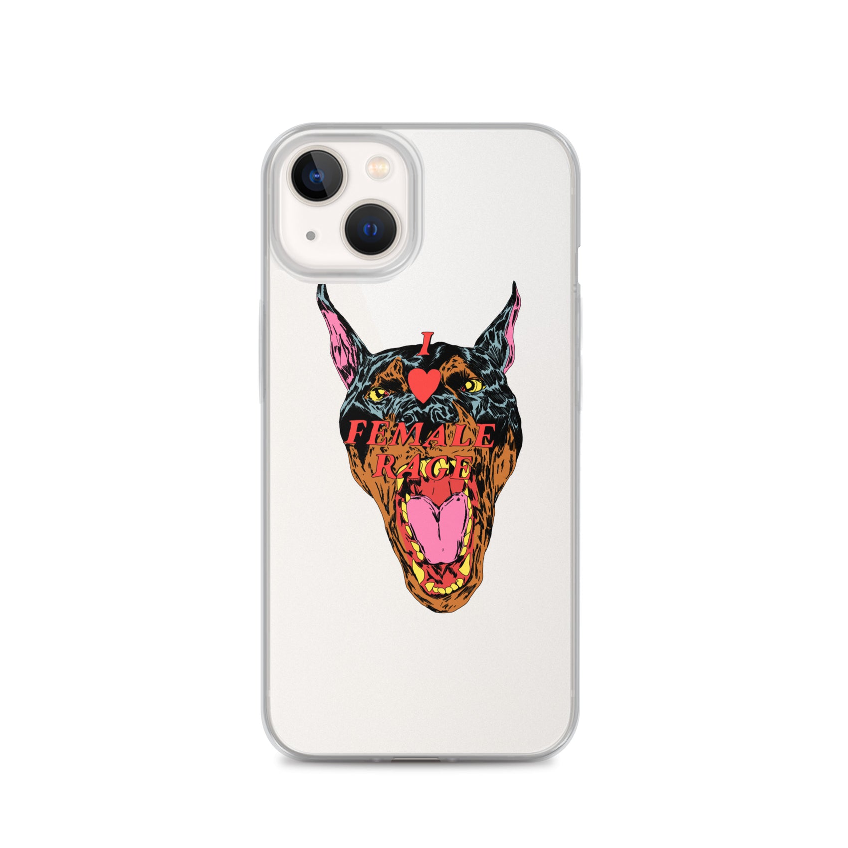 Female Rage iPhone Case