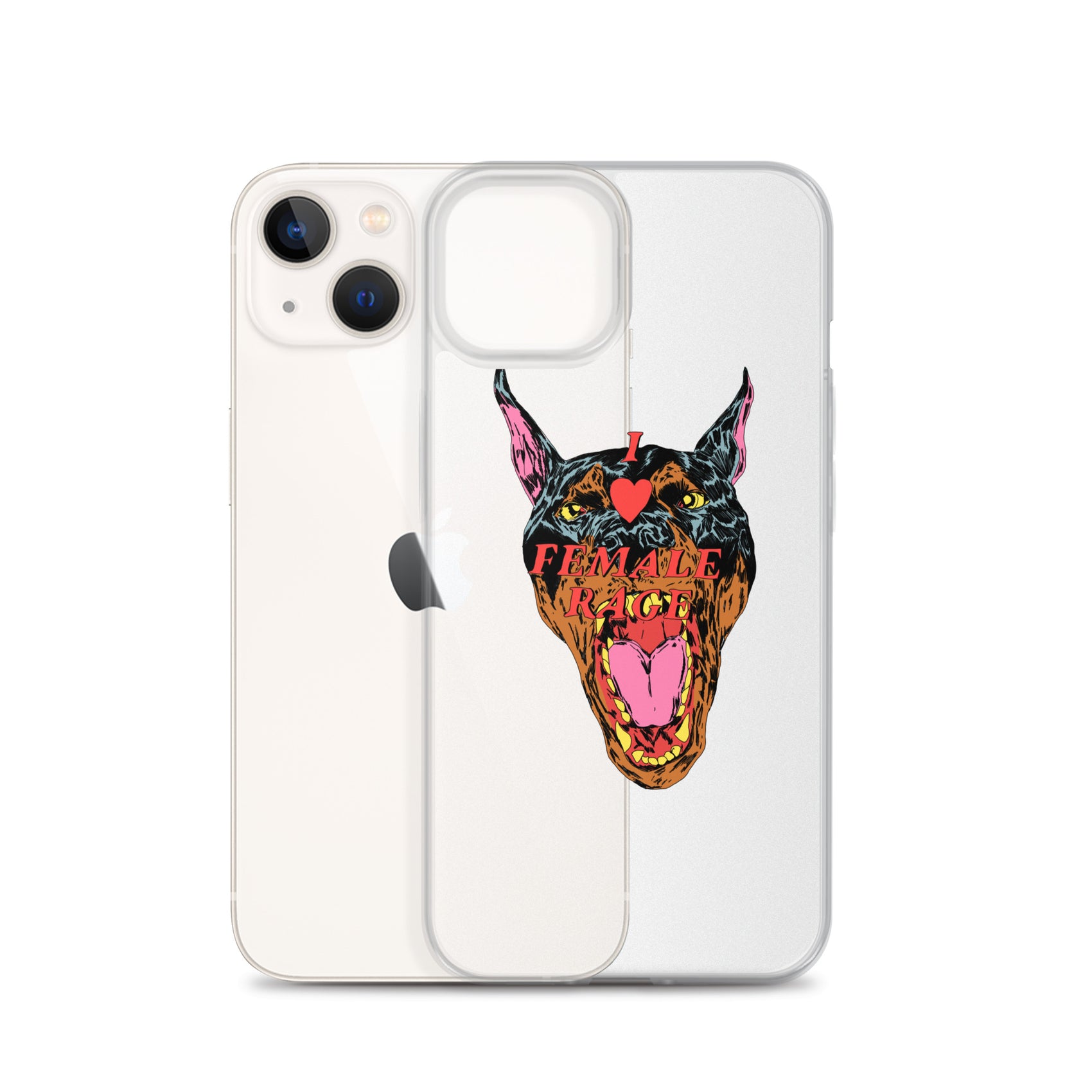 Female Rage iPhone Case