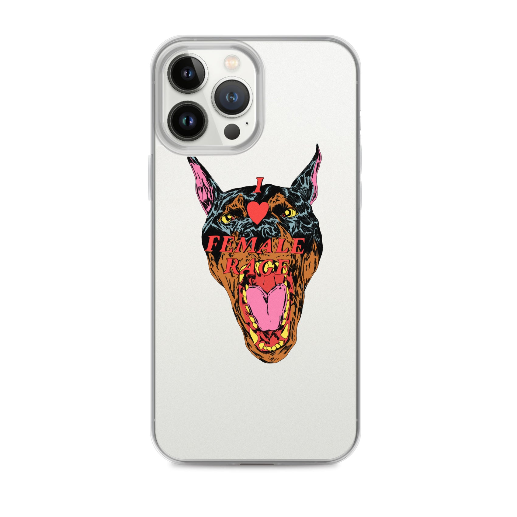 Female Rage iPhone Case
