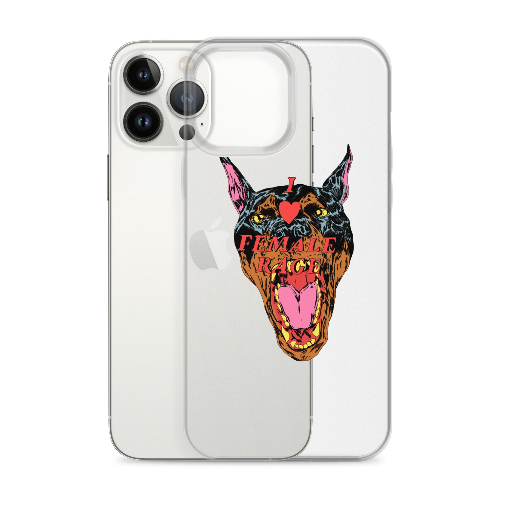Female Rage iPhone Case
