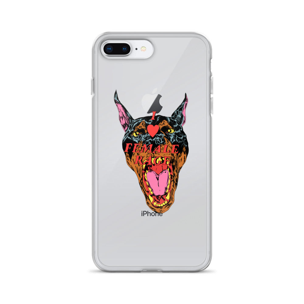 Female Rage iPhone Case
