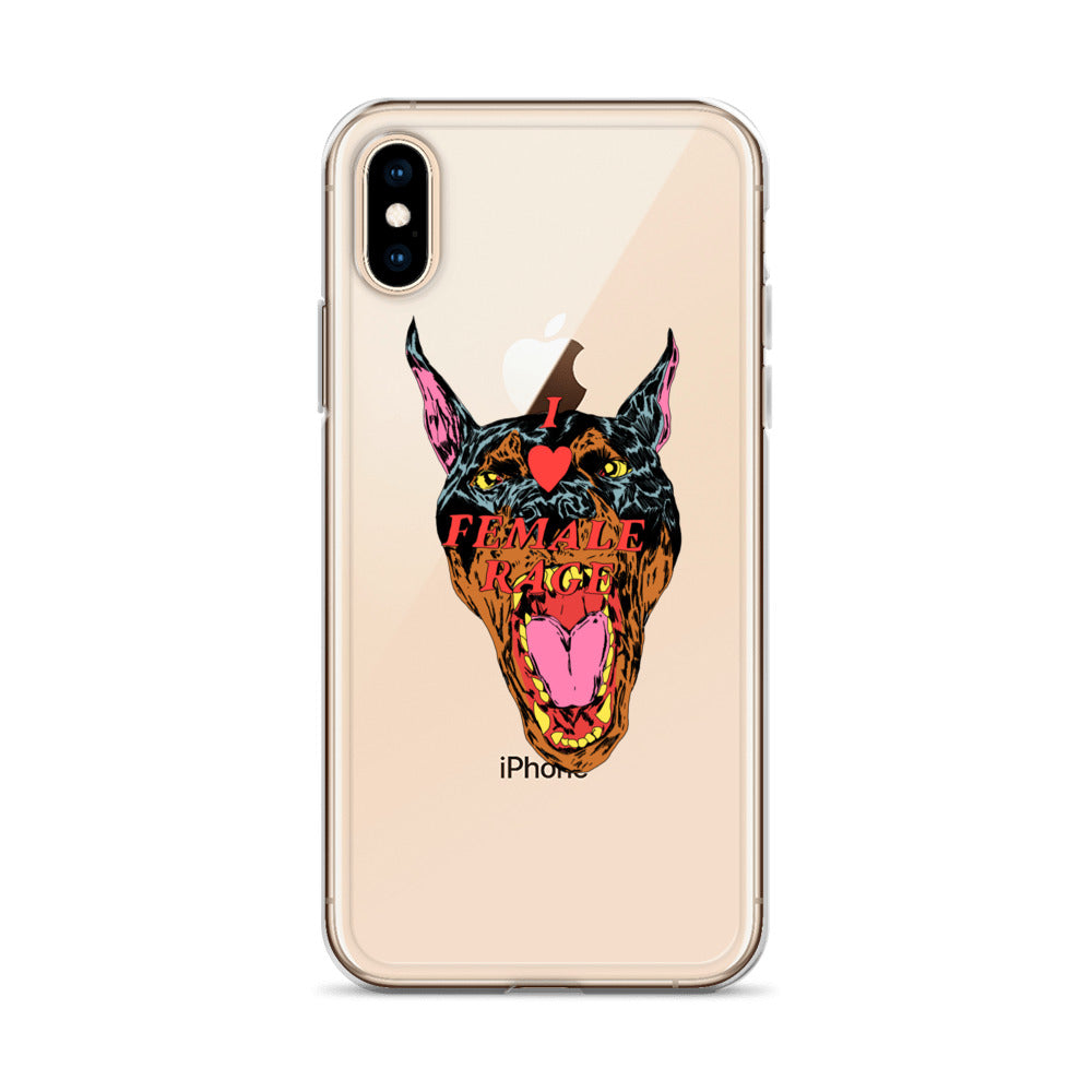 Female Rage iPhone Case
