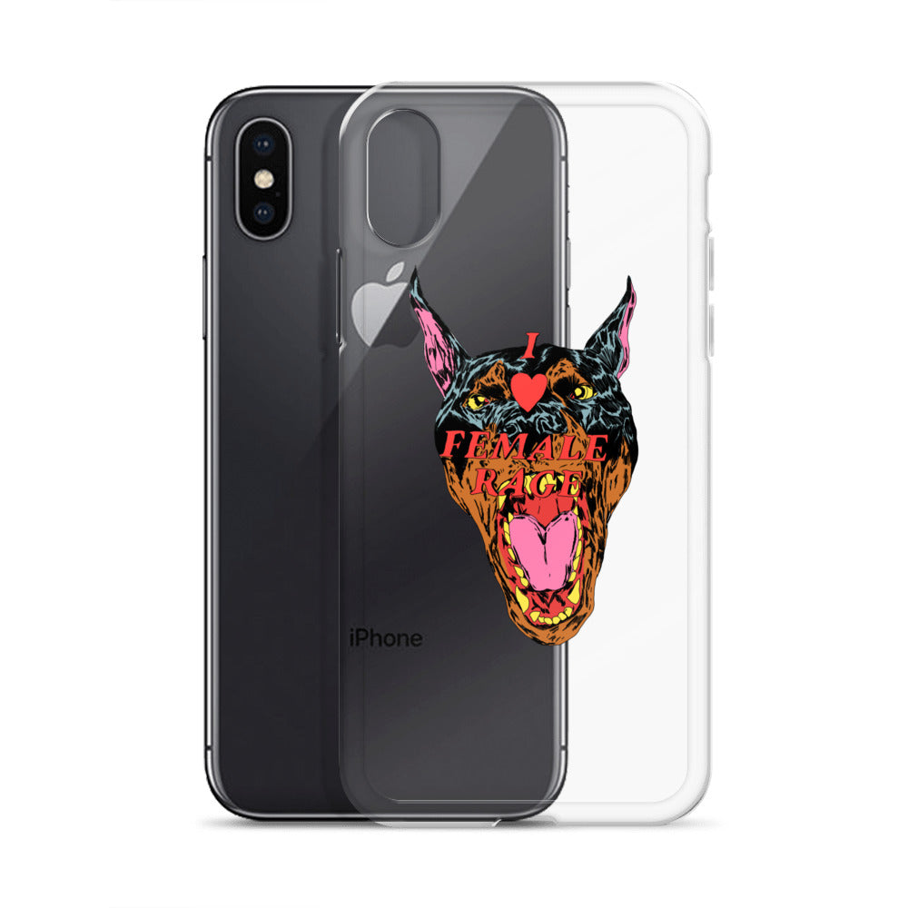 Female Rage iPhone Case
