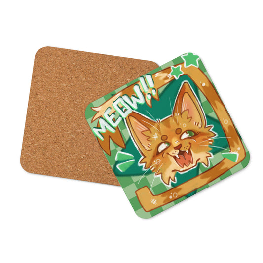 MEOW!! Coaster