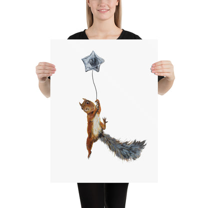 Squirrel Poster