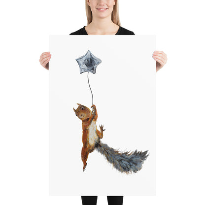 Squirrel Poster