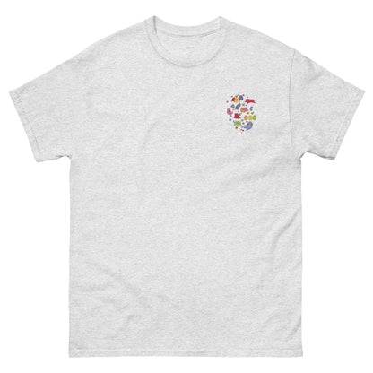 Love Exists Everywhere Embroidery T-Shirt