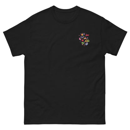 Love Exists Everywhere Embroidery T-Shirt