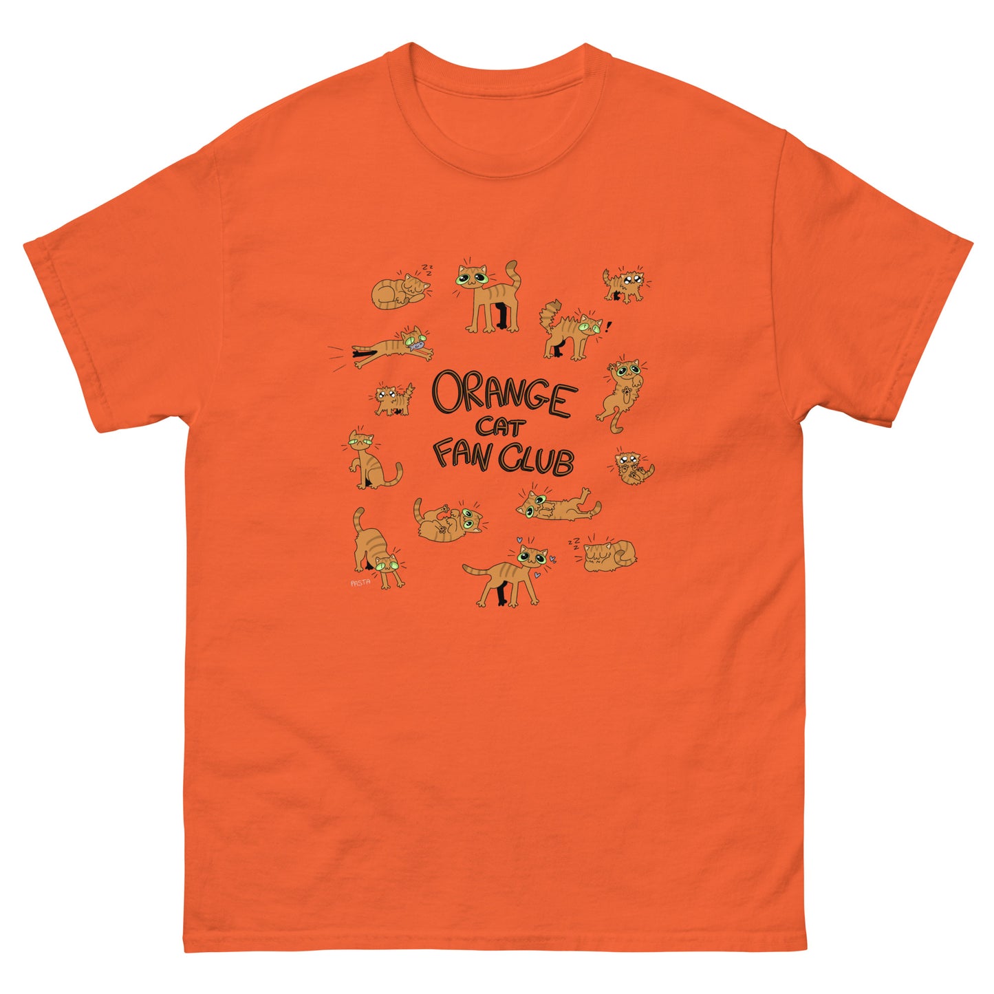 Orange Cat Fan Club T-Shirt