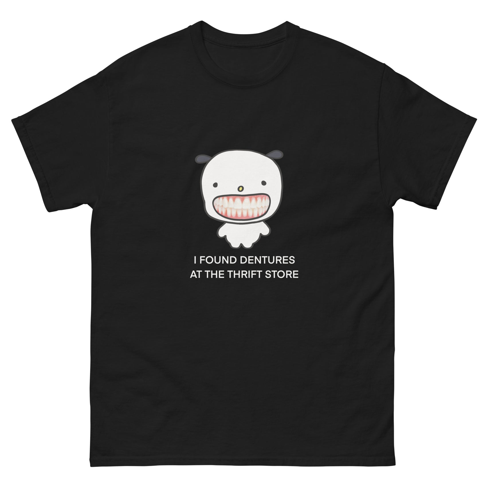 Dentures at the Thrift Store Dark T-Shirt
