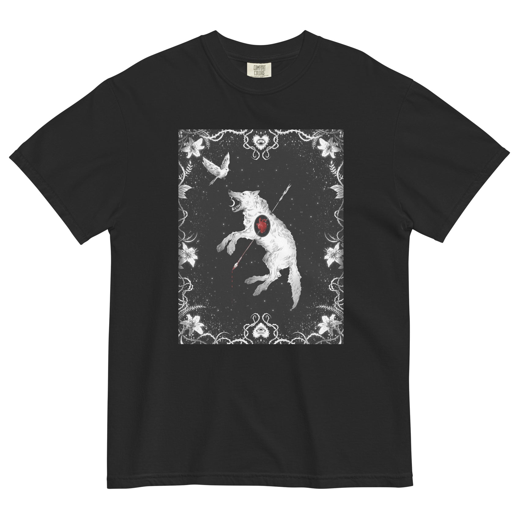 Wolf Heart Heavyweight T-Shirt