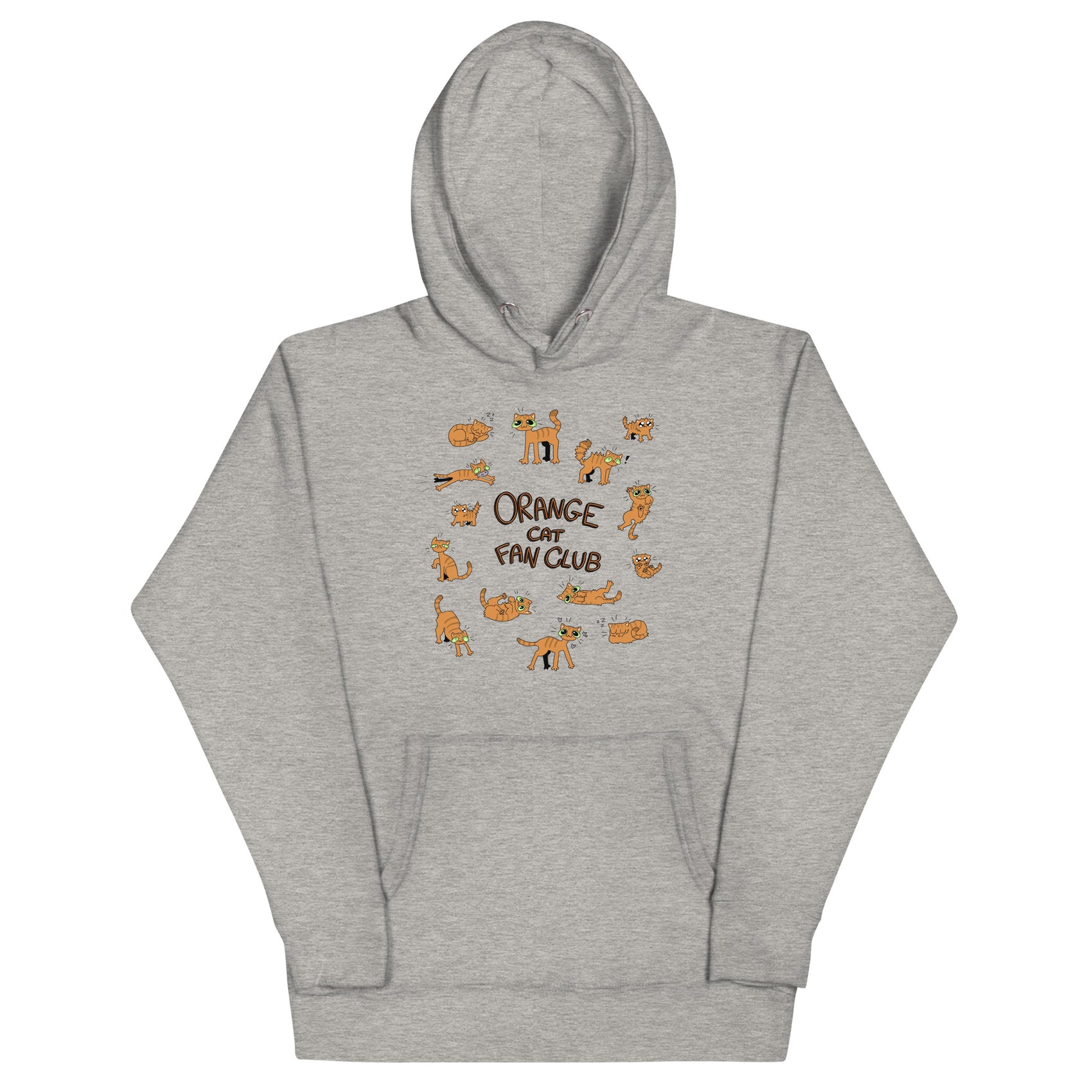 Orange Cat Fan Club Hoodie