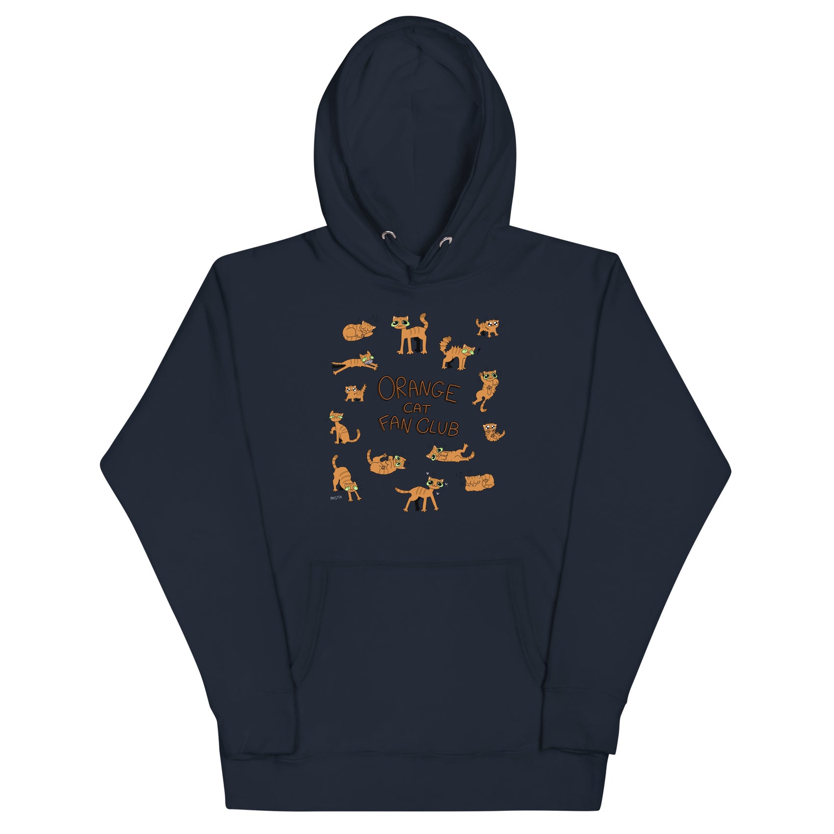 Orange Cat Fan Club Hoodie