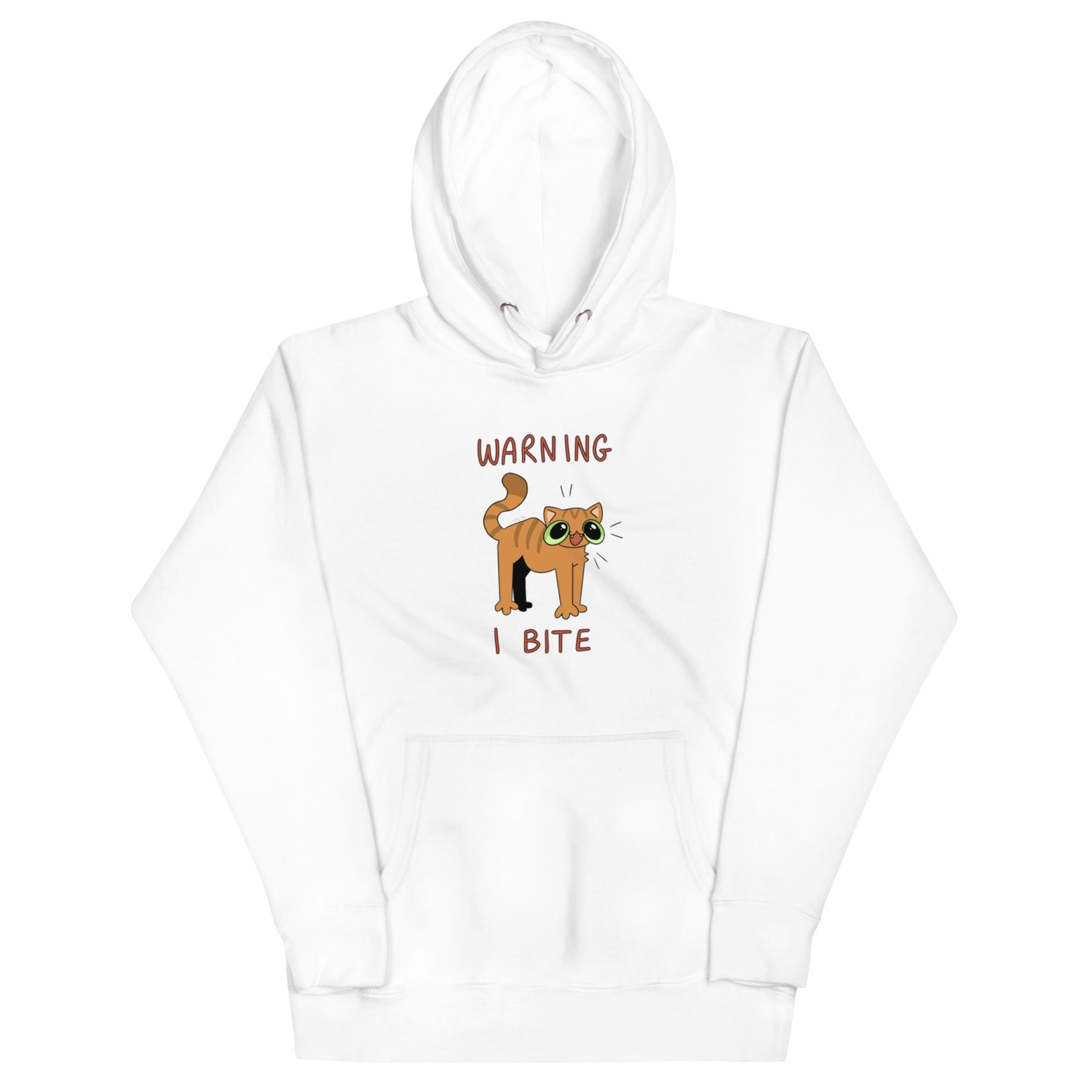 Warning I Bite Hoodie