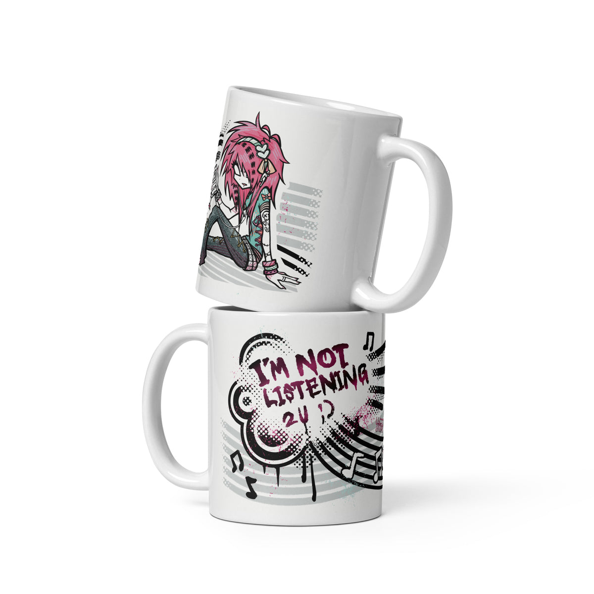 I'm Not Listening 2U Mug