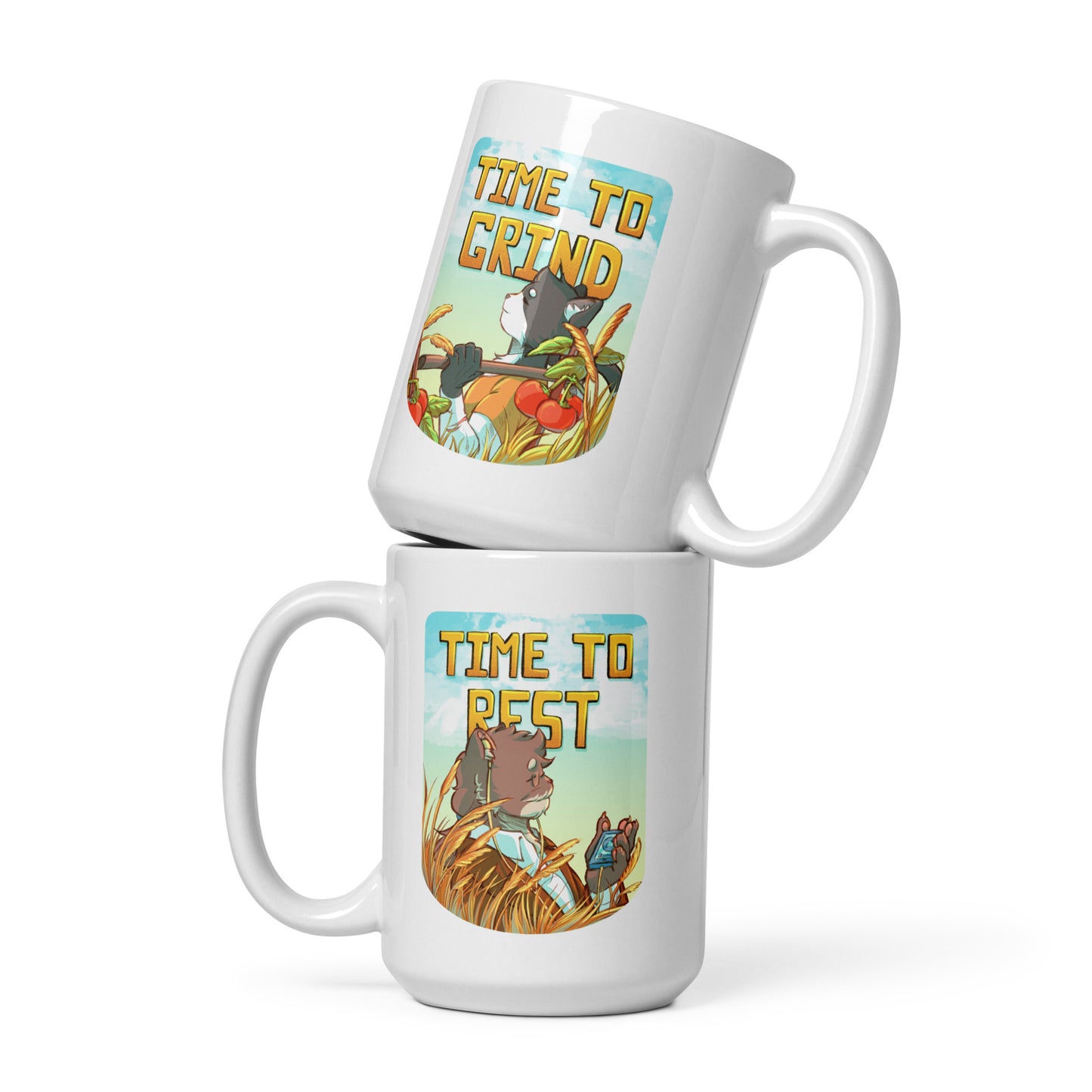 Time To Grind/Rest Mug
